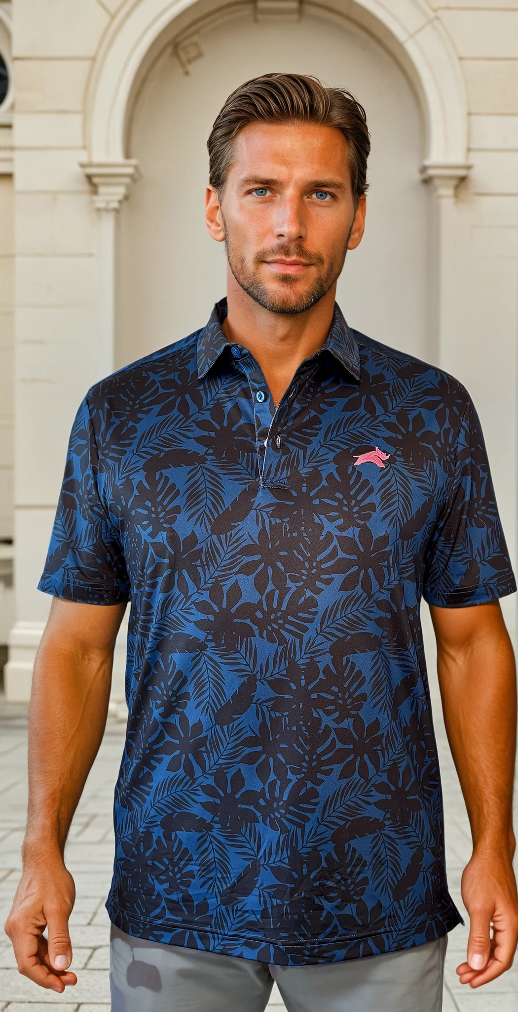 Blue Tropic Polo